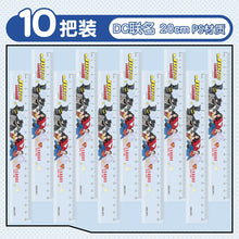 将图片加载到图库查看器,得力透明直尺带波浪15/18/20/30cm中小学生测量绘图用多规格组合装尺子多把装79751直线波浪线画图中考推荐