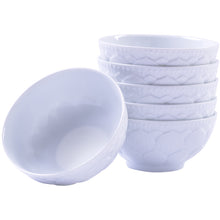 将图片加载到图库查看器，景德镇古镇陶瓷瓷碗玲珑碗家用饭碗小碗中式礼品碗餐具套装陶瓷碗
