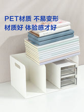 将图片加载到图库查看器，得力桌面多功能组合书立架书本收纳架书桌置物架办公小书架书隔板学生挡板书夹学习整理神器固定收纳盒书立架
