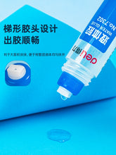 将图片加载到图库查看器，得力7302透明液体胶水手工制作diy专用可做水晶泥史莱姆饰品材料强力胶水学生办公用品50ml小瓶6支装文具用品
