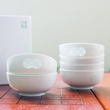 将图片加载到图库查看器，6个装景德镇家用面碗陶瓷碗单个吃面碗餐具碗套装面碗送礼吃饭

