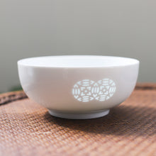 将图片加载到图库查看器，6个装景德镇家用面碗陶瓷碗单个吃面碗餐具碗套装面碗送礼吃饭
