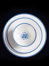 将图片加载到图库查看器，餐具套装碗盘家用碗创意个性家用青花玲珑瓷饭碗大碗汤碗面碗瓷碗
