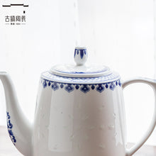 将图片加载到图库查看器，景德镇高白玲珑瓷中式陶瓷杯高档精致茶具泡茶壶下午茶高温凉水壶
