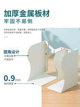 将图片加载到图库查看器，得力可伸缩书立书架分隔板创意学生用书夹书靠书本折叠收纳高中生ins风桌面书档板立放书的架子
