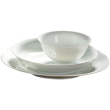将图片加载到图库查看器，古镇陶瓷家用景德镇盘子菜盘瓷器玲珑瓷汤盘大平盘高白瓷餐具盘子
