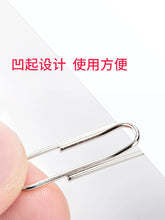 将图片加载到图库查看器，【三筒装】得力金属回形针0037办公加厚电镀表层曲别针彩色回形针学生手工文具彩色工字钉大头针组合三针一钉
