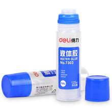 将图片加载到图库查看器，得力文具7302学生液体胶水桌面办公用品美工50ml高粘财务会计粘贴封口儿童手工课diy可做水晶泥史莱姆单支装
