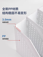 将图片加载到图库查看器，得力折叠文件架书立可折叠文件框小清新桌面文具收纳学生大号书架折叠书立架桌面文件盒办公用品四联78996
