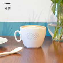 将图片加载到图库查看器，玲珑瓷咖啡杯陶瓷景德镇茶具喝茶杯情侣小杯奶茶杯子家用套装定制
