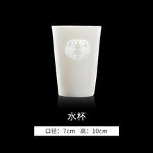 将图片加载到图库查看器，古镇陶瓷景德镇碗家用陶瓷餐具碗碟白瓷玲珑饭碗非骨瓷中式单个碗
